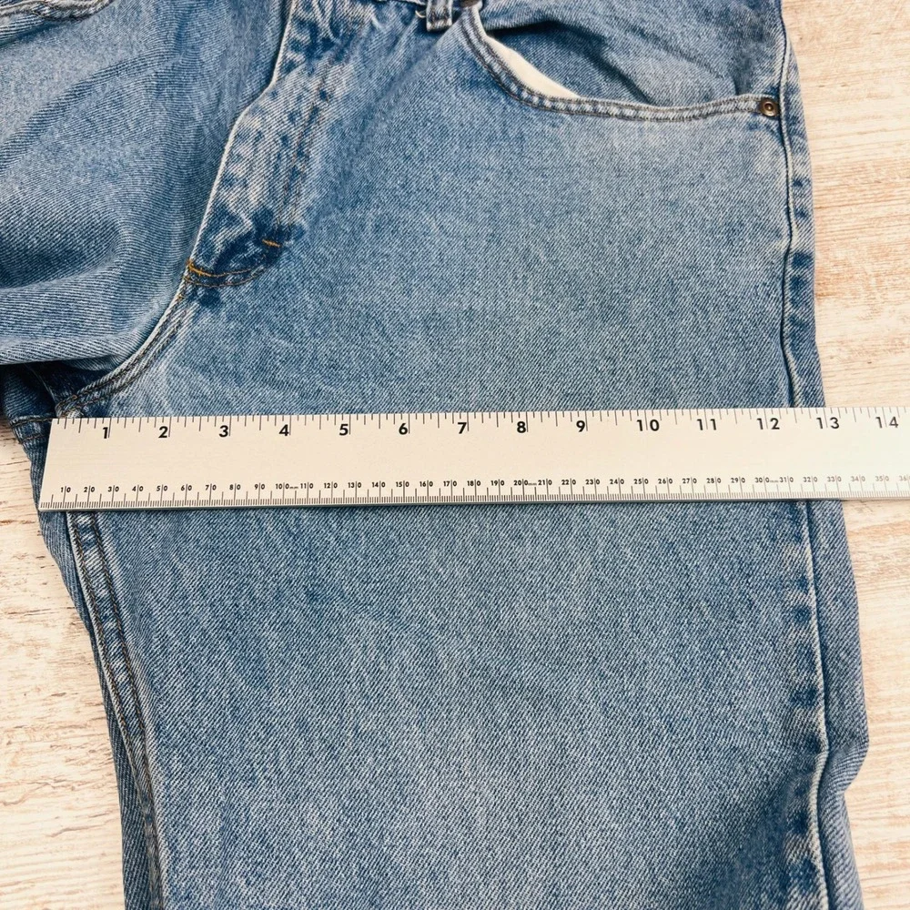 Lee Mens Jeans 38x30 Medium Wash Blue Regular Fit Straight Leg 100% Cotton